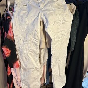 Blank NYC Cream Denim Pants